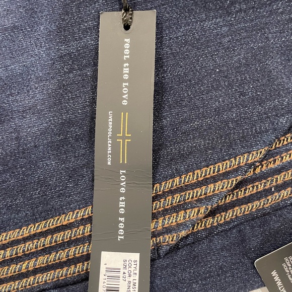 NWT Liverpool straight cropped jeans - Picture 6 of 6